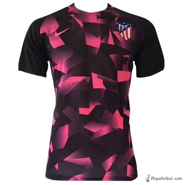 Camiseta Atlético de Madrid 2017/18 Negro Rosa